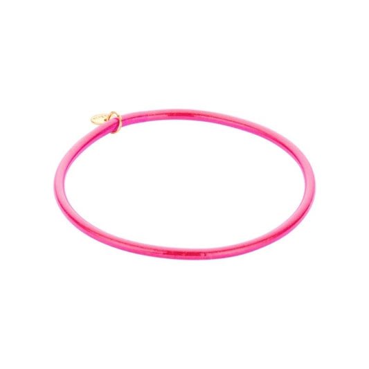 Biba: Armbandje kunststof - roze 12