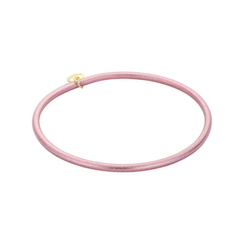 Biba: Armbandje kunststof - roze 04
