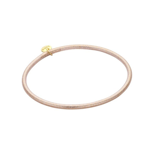 Biba: Armbandje kunststof - beige 07