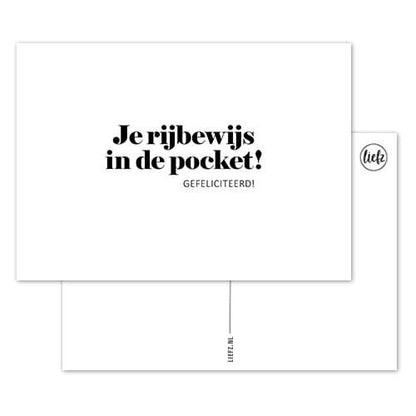 Liefz:  Kaart | Je rijbewijs in de pocket