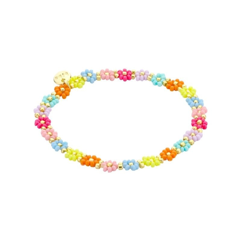 Biba: Armbandje bloemetjes - verschillende kleurtjes