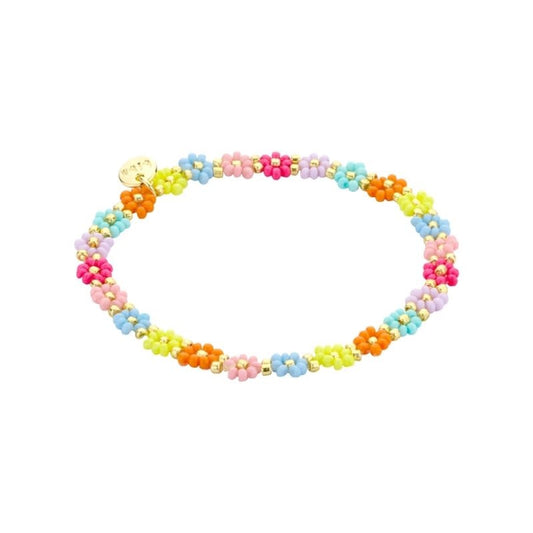 Biba: Armbandje bloemetjes - verschillende kleurtjes