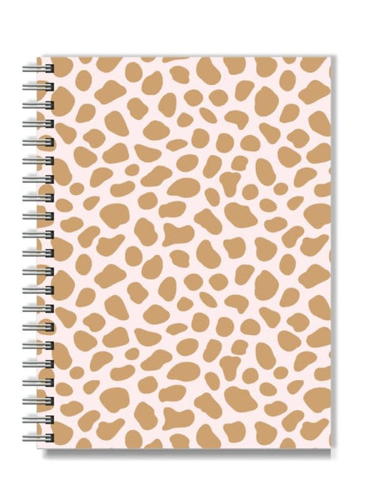 Stationery & gift Notebook A5 softcover / pink cheetah