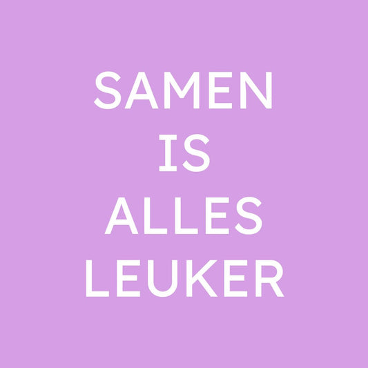 LE: tegeltje forex - samen is alles leuker