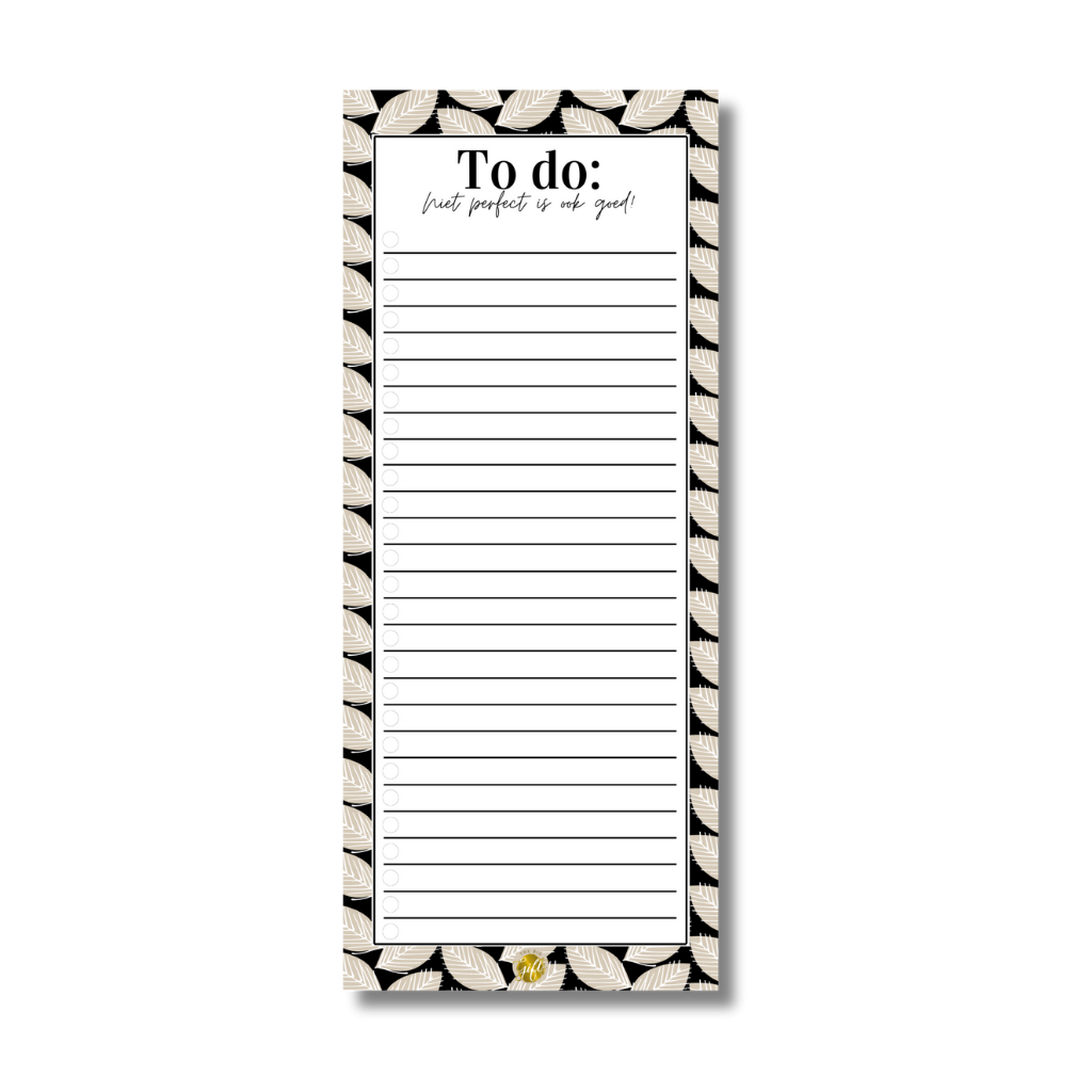 The big gifts: Notitieblok – To Do