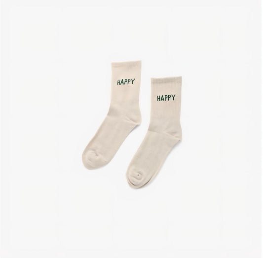 Liet & Joliet: sokken lichtgrijs HAPPY