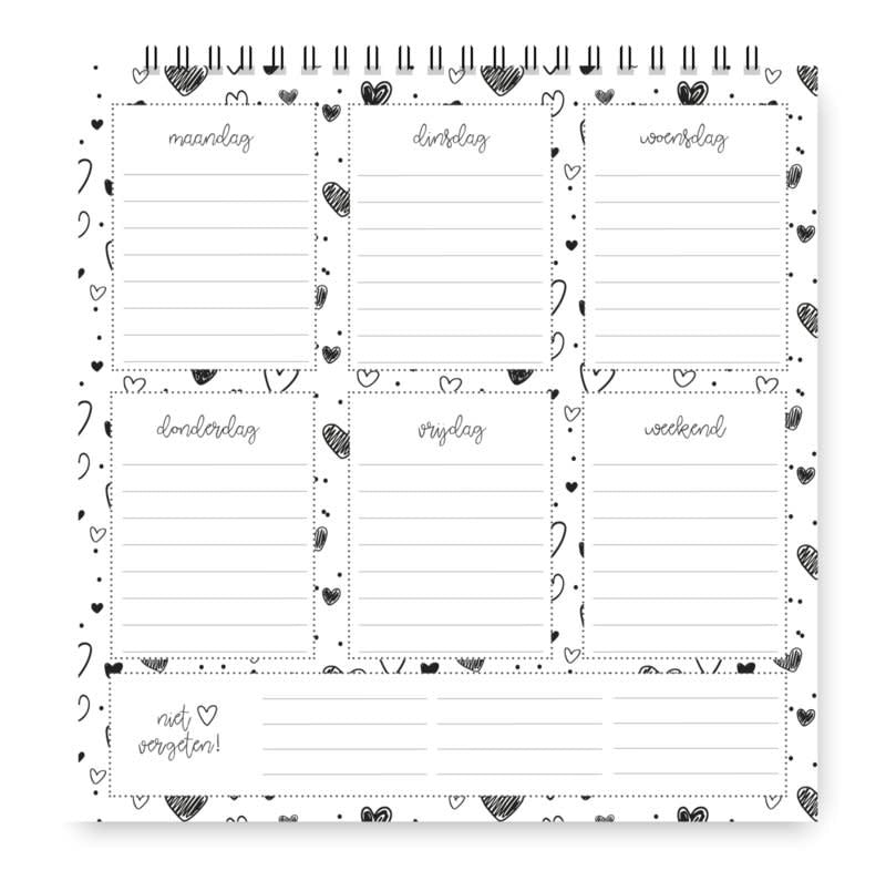 Winkeltje van Anne Weekplanner van de juf