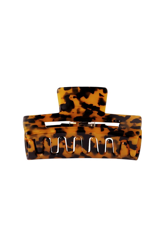 Yehwang: Haarclip - bruin printje