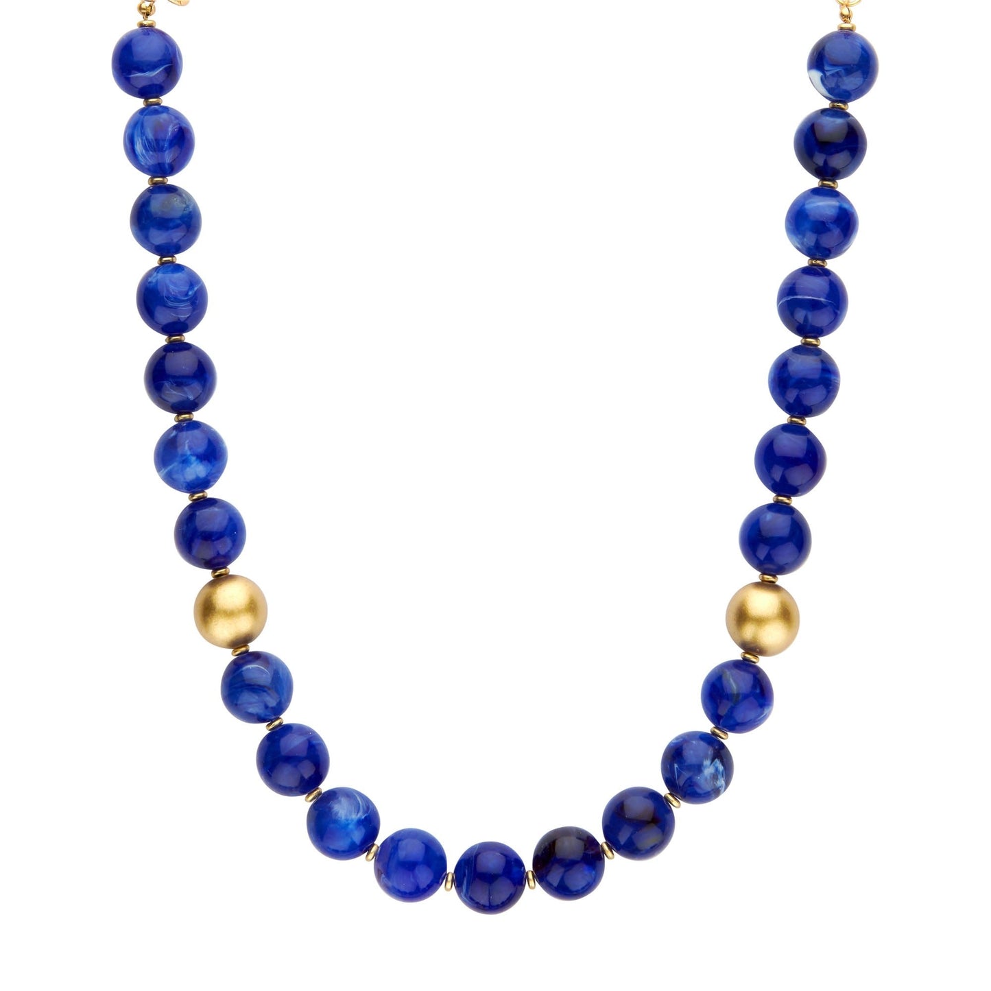 Biba: ketting drops of color - blauw