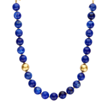 Biba: ketting drops of color - blauw