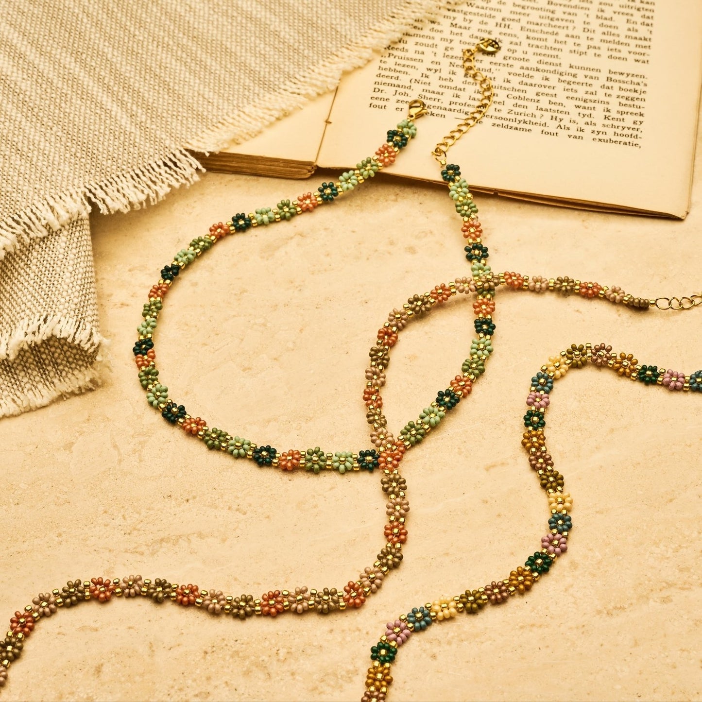Biba: ketting bloemetjes herfst 61529mix06