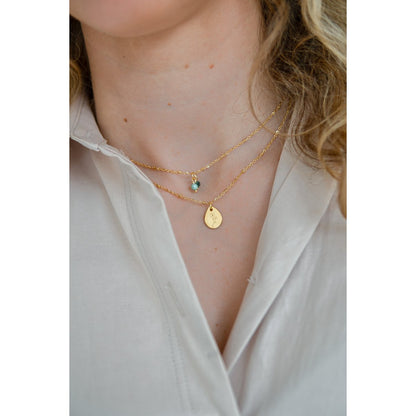 Gouden geboortebloem ketting • een persoonlijk cadeau met betekenis