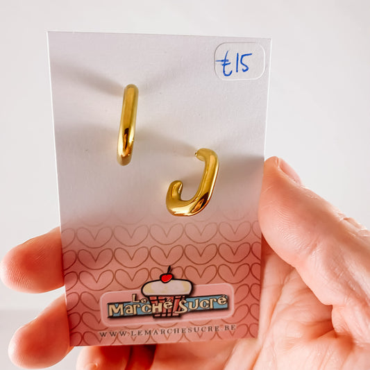 Le marché sucré: oorbellen goud
