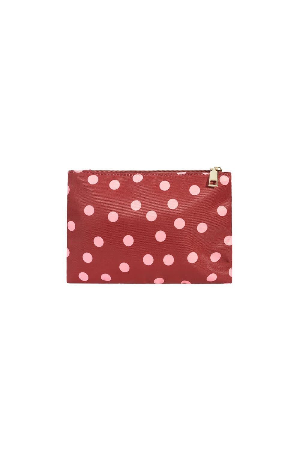 Yehwang: ritstas - stippen roze op burgundy