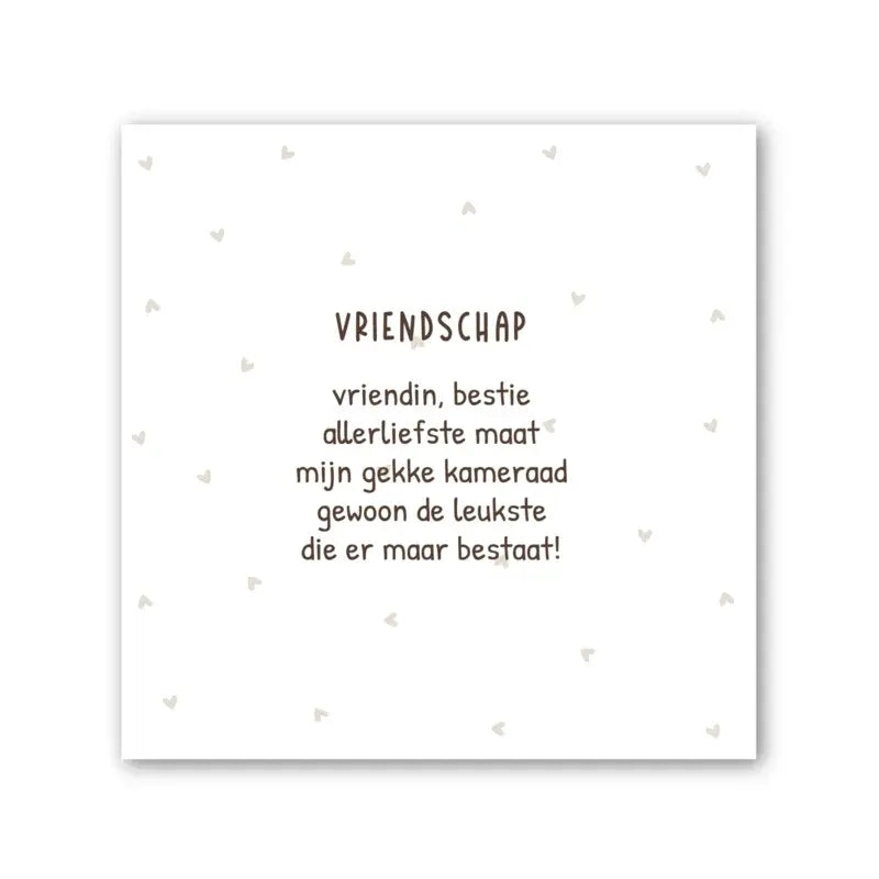Winkeltje van Anne: Tegeltje op Forex | In geschenkverpakking | Vriendschap