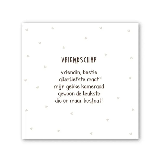 Winkeltje van Anne: Tegeltje op Forex | In geschenkverpakking | Vriendschap