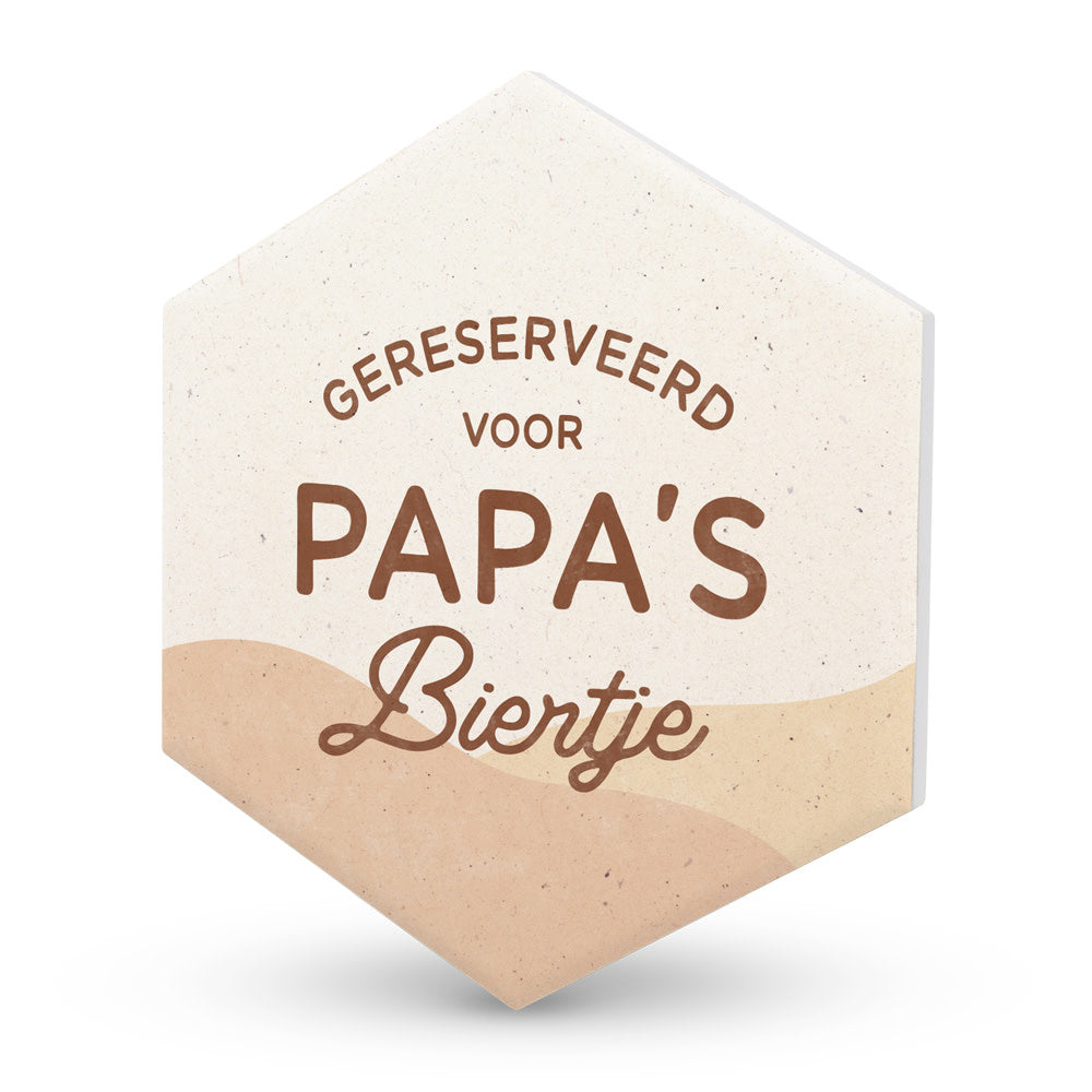 Miko: Onderzetter - Papa's biertje