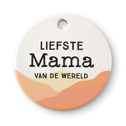 Miko: keramieken magneet - lieve mama