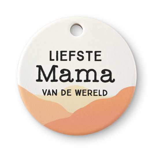 Miko: keramieken magneet - lieve mama