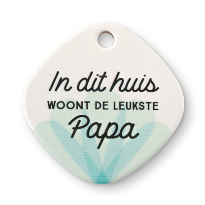 Miko: keramieken magneet - papa