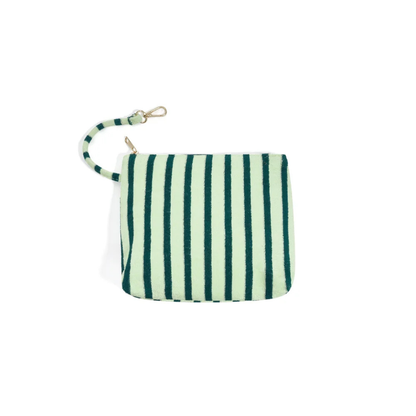 Yehwang: Shopper - badstof - groen/lichtgroen