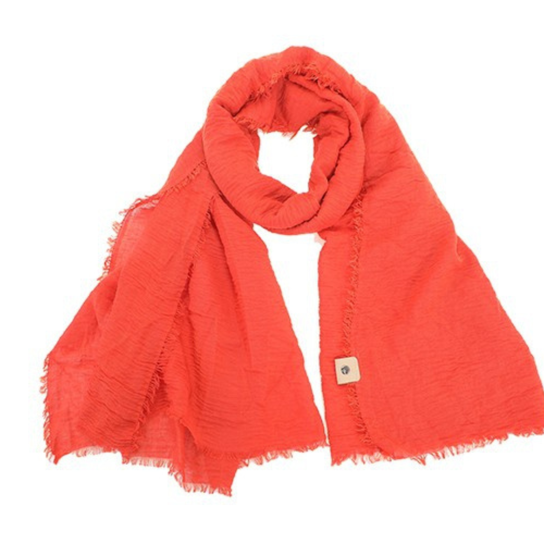 I'm dutch: Sjaal Burano - coral