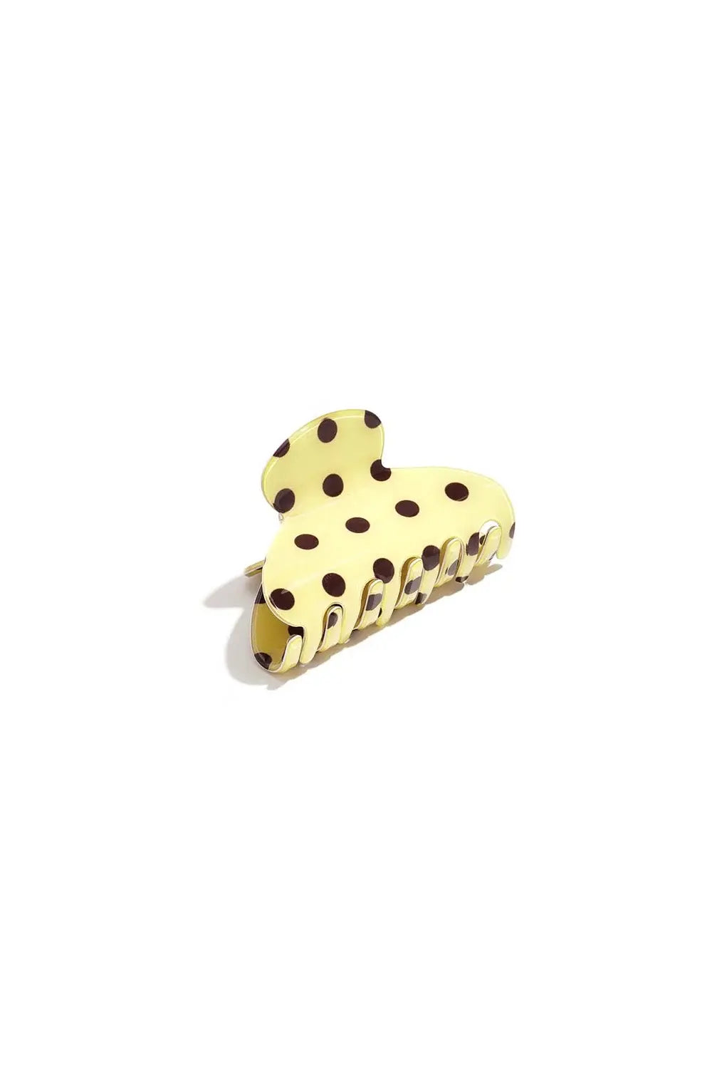 Yehwang: Haarclip stippen - geel/zwart