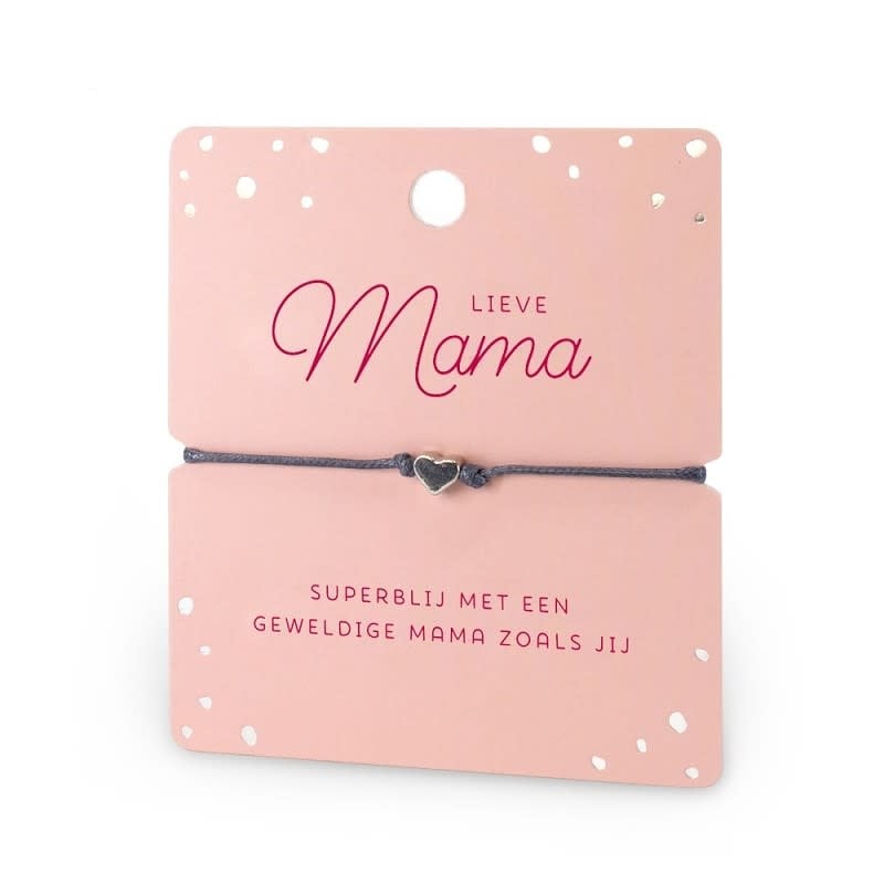 Miko: Hart armband - lieve mama