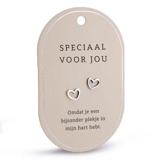 Miko: Oorbellen - Zilver - Speciaal voor jou