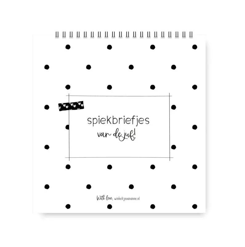 Winkeltje van Anne To do boekje | Mini | Spiekbriefjes van de juf