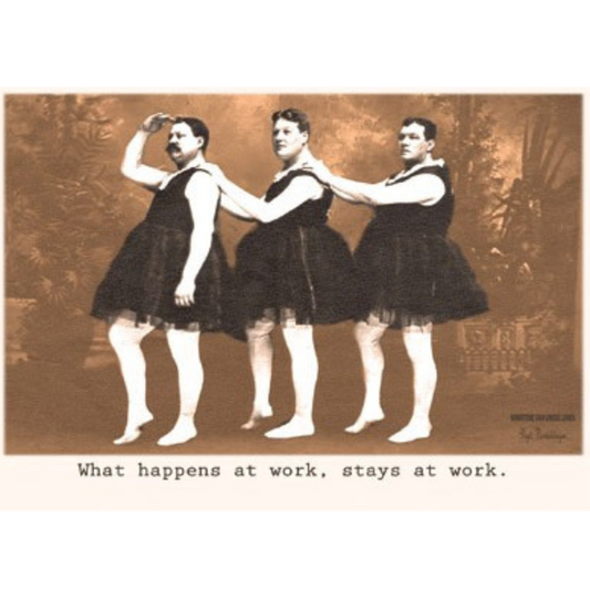 ministerie van unieke zaken: kaart a6 - What happens at work, stays at work