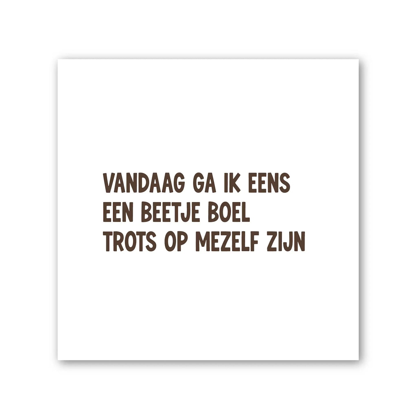 Winkeltje van Anne: Tegeltje op Forex | In geschenkverpakking | Trots op mezelf