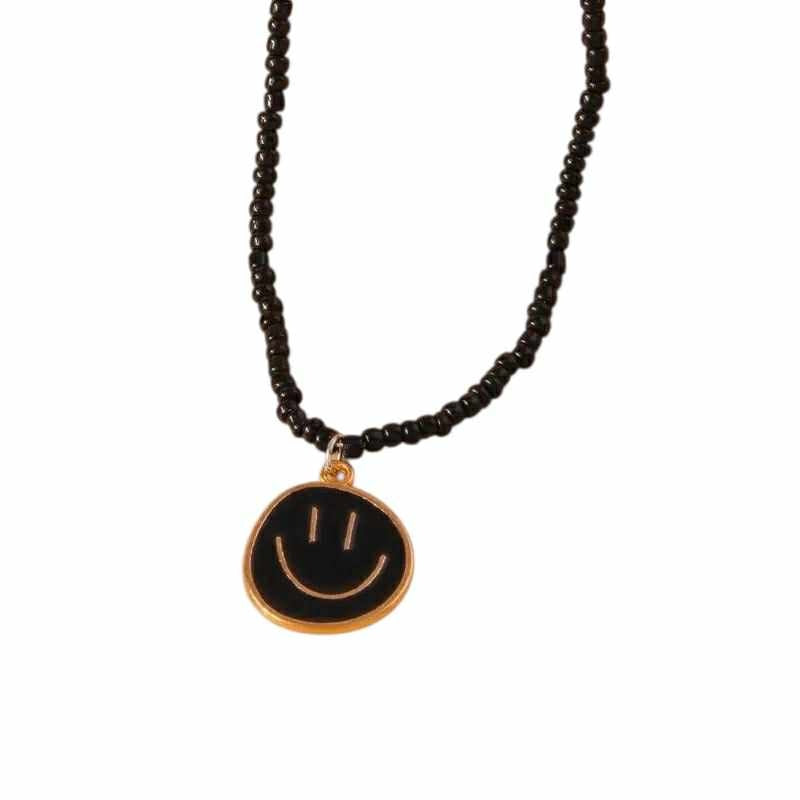 ketting - pareltjes - smiley