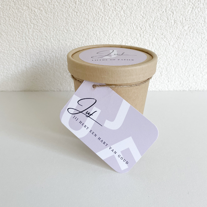 Liefde op papier: Gouden hart kado| Juf