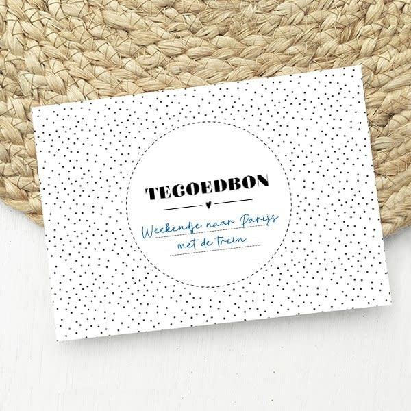 Liefz: Tegoedbon | Blanco zonder envelop