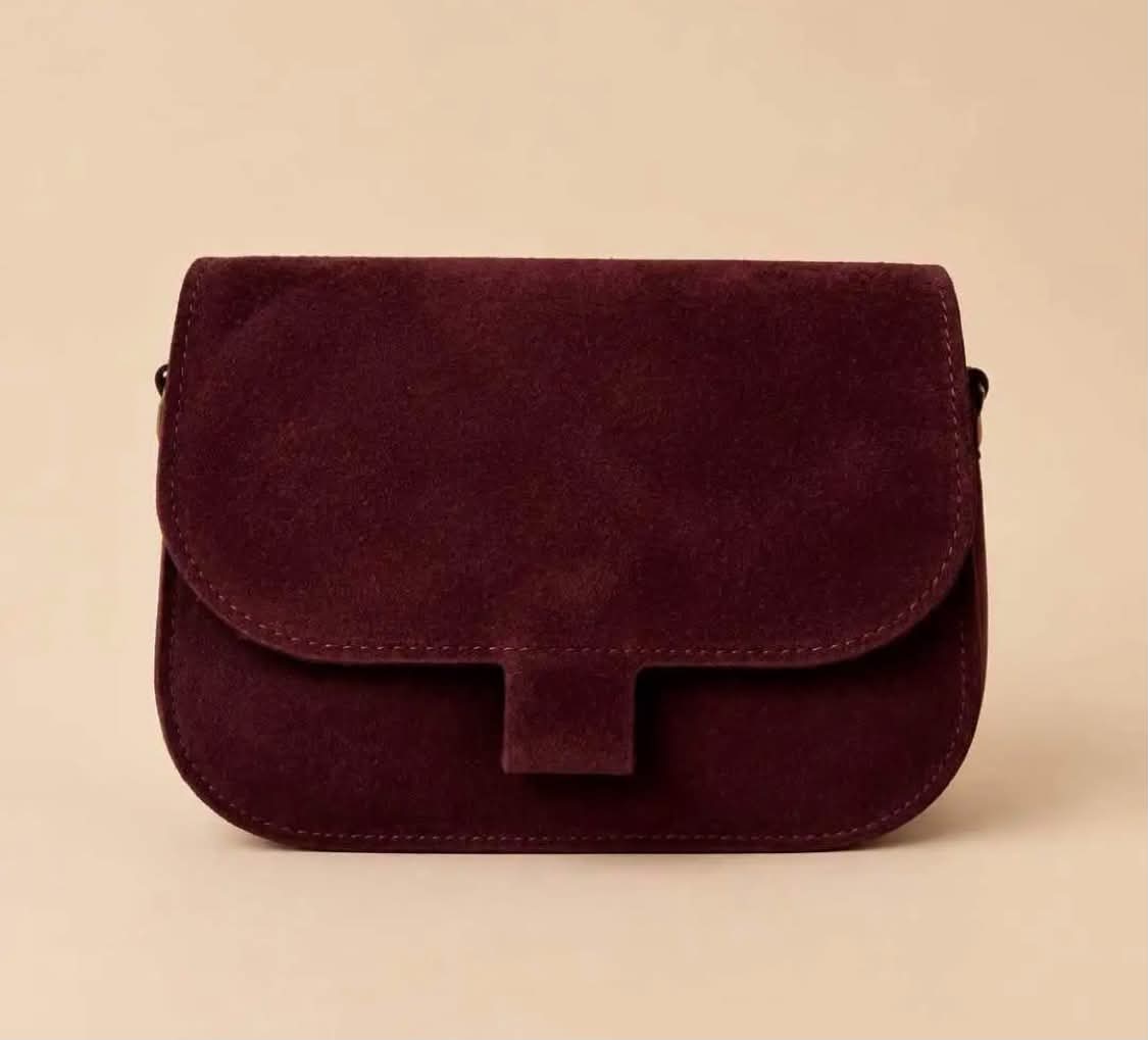 Pip bag suede | vino