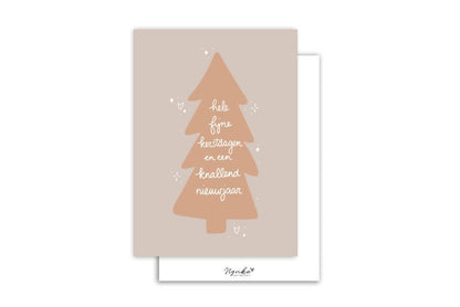 Nynke ontwerpt: Kaart | Fijne feestdagen