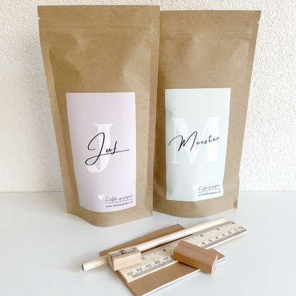 Liefde op papier: Kadoset| Juf
