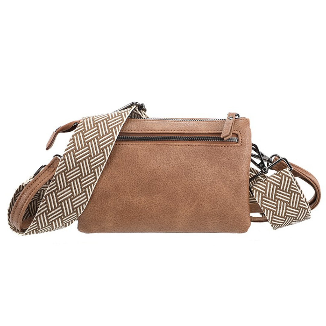 I'm dutch: Handtas - crossbody bag Naarden - camel