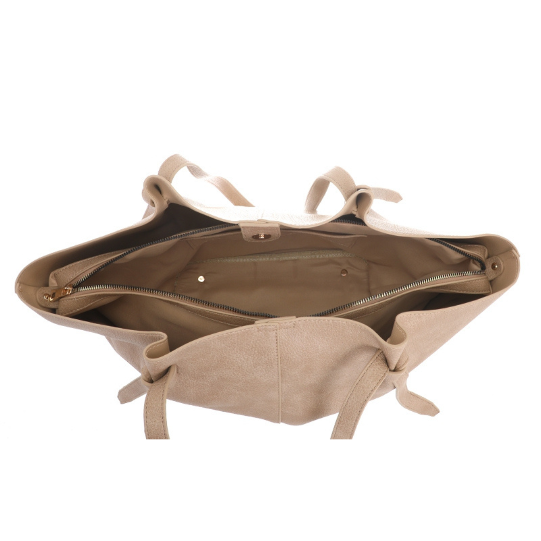 I'm dutch: handtas - shopper Todi - khaki
