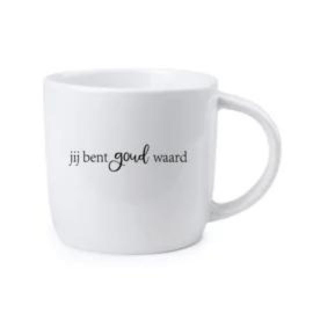 Winkeltje van Anne: Mok | Jij bent goud waard
