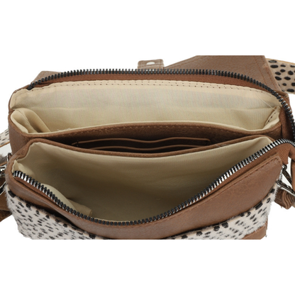 I'm dutch: Handtas - schoudertasje Bremen - Camel dot