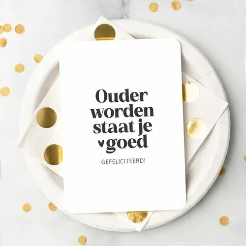 Liefz: kaart a6 - Ouder worden staat je goed
