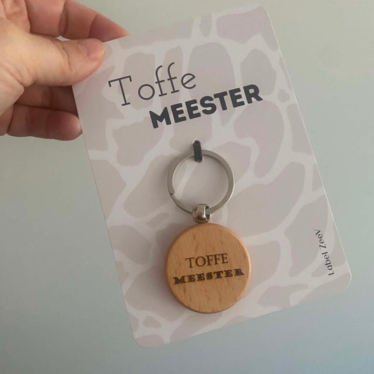 Label ZeeV: Sleutelhanger + kaart - Toffe meester
