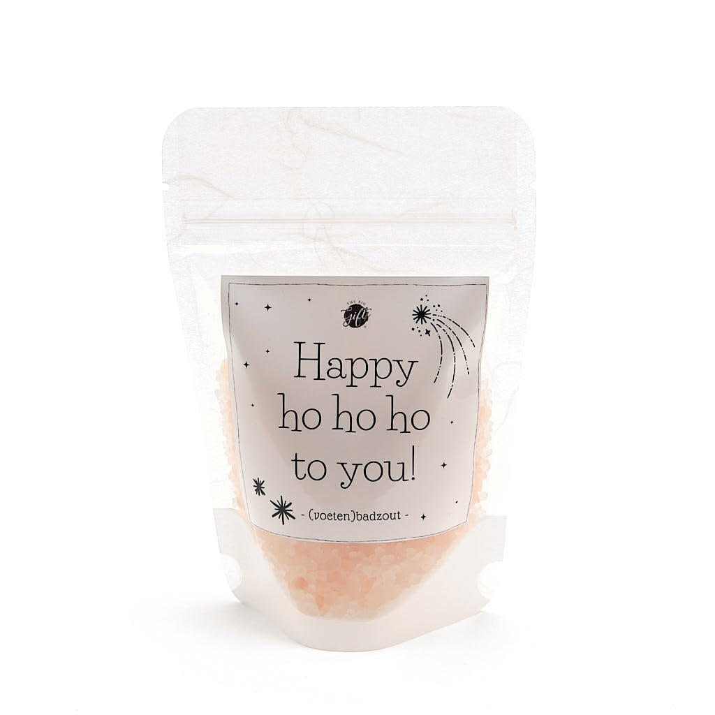 The big gifts: (voeten) badzout - Happy ho ho ho to you!