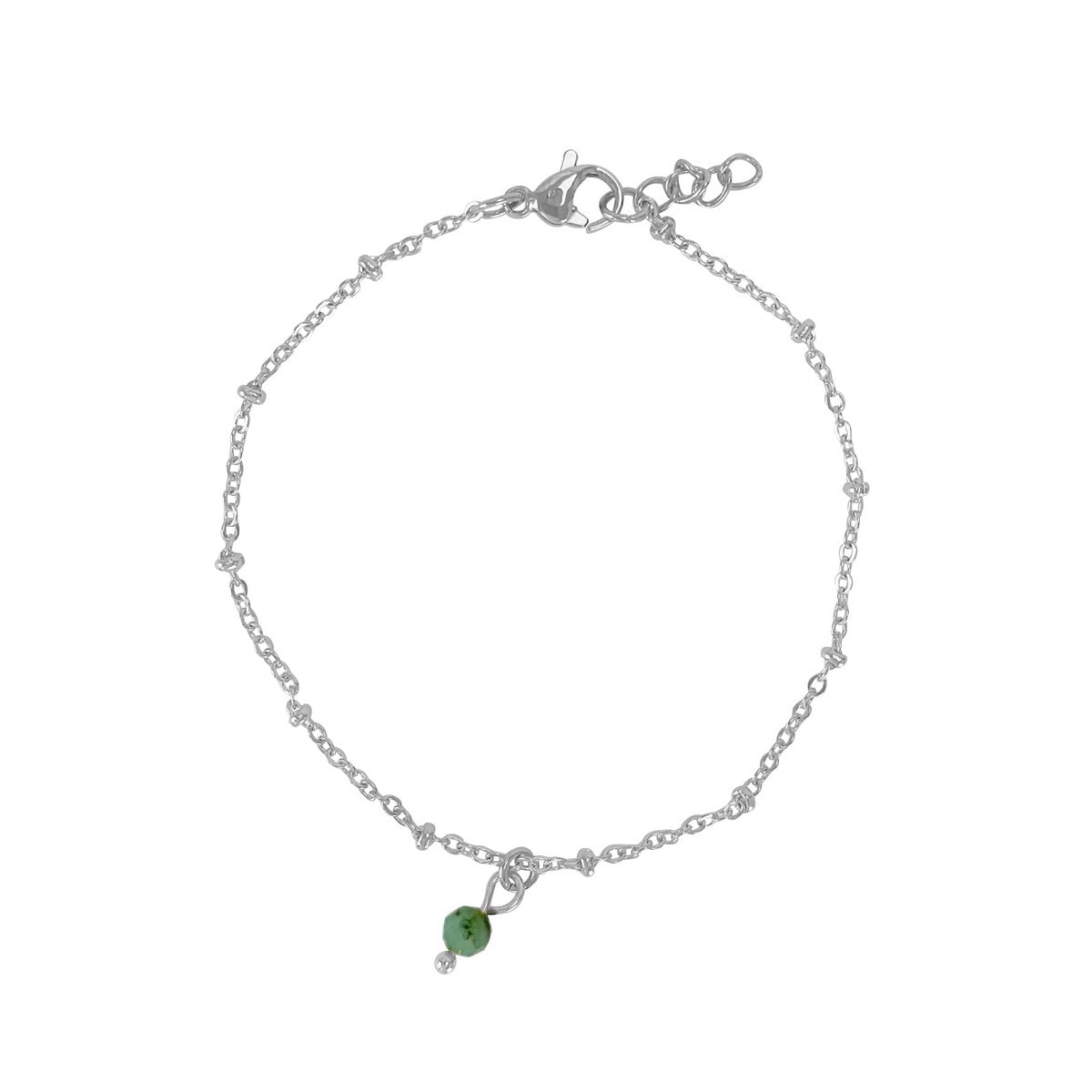 Zilveren geboortesteen armband • een persoonlijk cadeau met betekenis