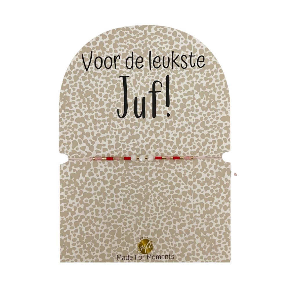 The big gifts: Armband – Leukste juf
