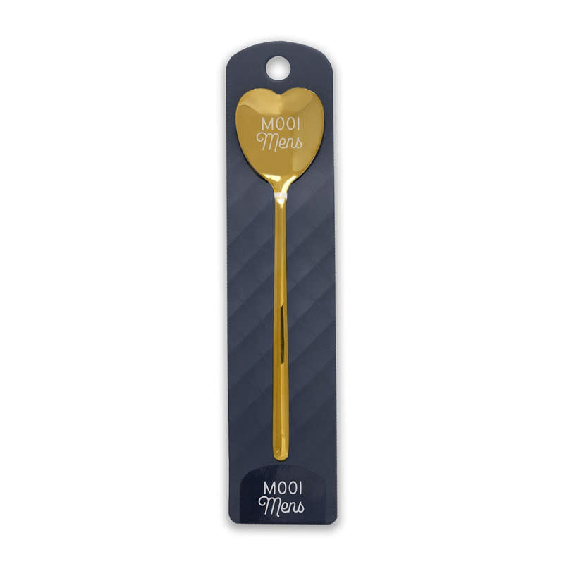 Miko: Gouden hart lepel - mooi mens