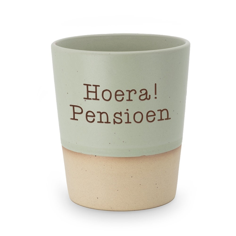 Miko: Mok keramiek - Hoera! Pensioen