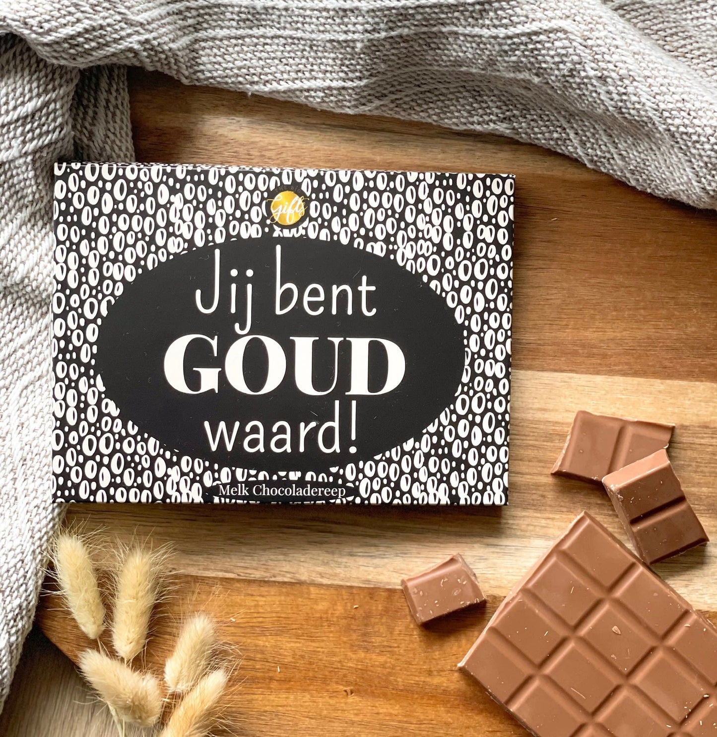The big gifts: Chocoladereep - Goud waard